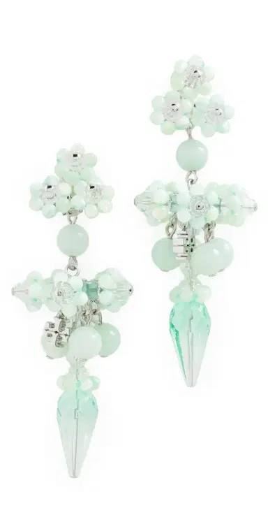 Tory Burch Curiosity Beaded Linear Earrings | Thumbnail 1 Tory Burch Curiosity Beaded Linear Earrings | Thumbnail 1