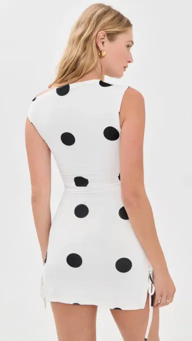LIONESS Original Sin Mini Dress oonlight Polka | Thumbnail 3