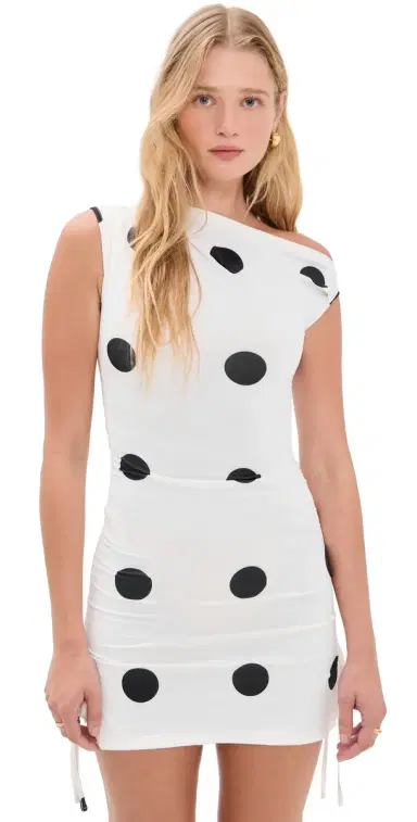 LIONESS Original Sin Mini Dress oonlight Polka | Thumbnail 1