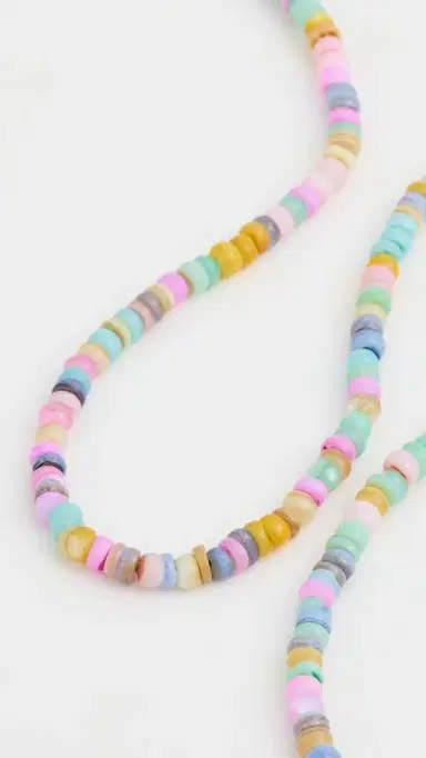 Logan Tay Pastel Mini Beaded Necklace | Thumbnail 4