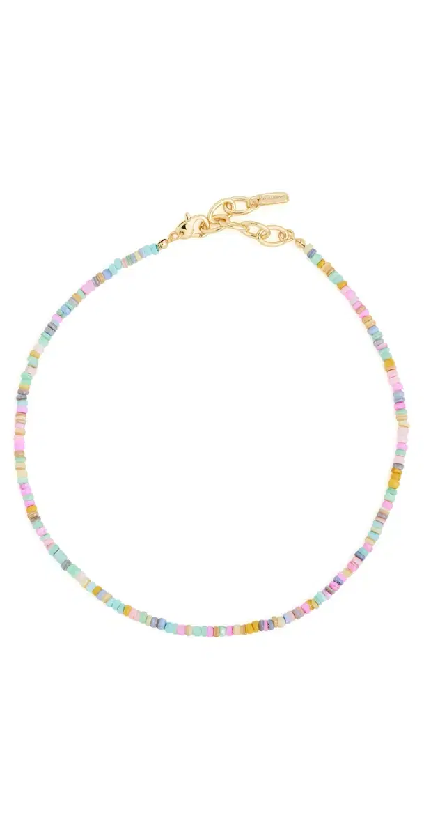 Logan Tay Pastel Mini Beaded Necklace Multi-Color One Size