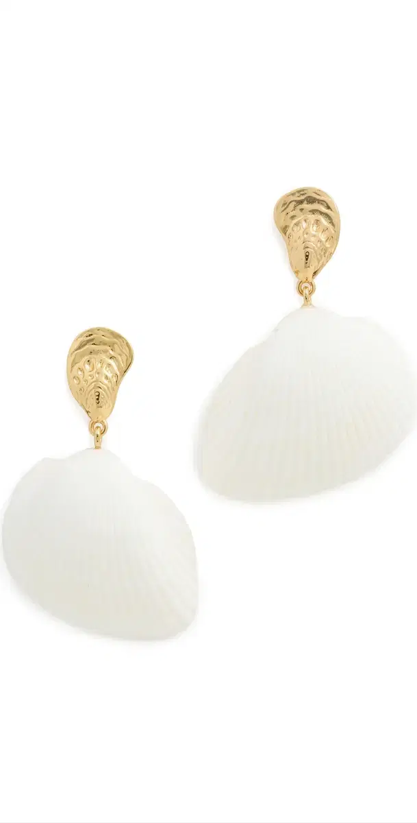 Madewell x Shopbop Mixed Shell Drop Earrings Antique Gold One Size