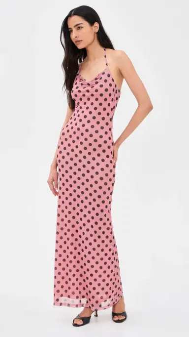 MADISON THE LABEL Polina Maxi Dress Pink L | Thumbnail 2