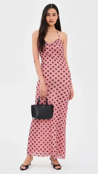 MADISON THE LABEL Polina Maxi Dress Pink L | Thumbnail 5