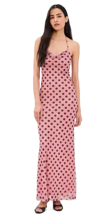 MADISON THE LABEL Polina Maxi Dress Pink L | Thumbnail 1