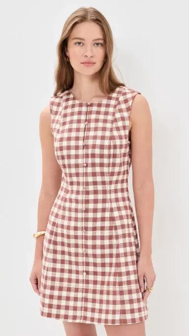 Hill House Home The Angie Dress Rust Gingham M | Thumbnail 2 Hill House Home The Angie Dress Rust Gingham M | Thumbnail 2