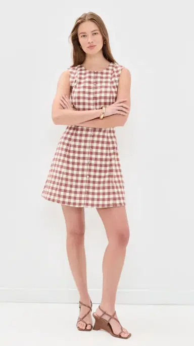 Hill House Home The Angie Dress Rust Gingham M | Thumbnail 5 Hill House Home The Angie Dress Rust Gingham M | Thumbnail 5