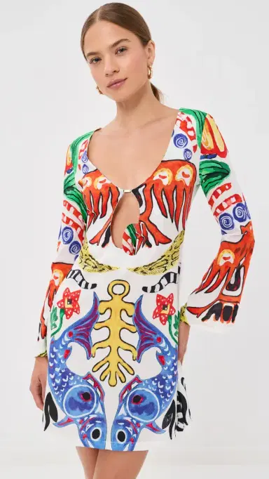 STELLA JEAN Totem Midi Dress Multicolor 46 | Thumbnail 2