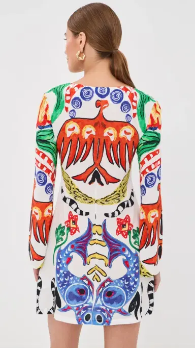 STELLA JEAN Totem Midi Dress Multicolor 46 | Thumbnail 3