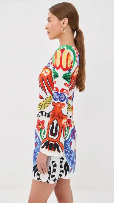 STELLA JEAN Totem Midi Dress Multicolor 46 | Thumbnail 4