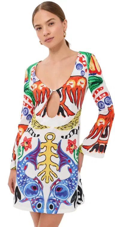 STELLA JEAN Totem Midi Dress Multicolor 46 | Thumbnail 1