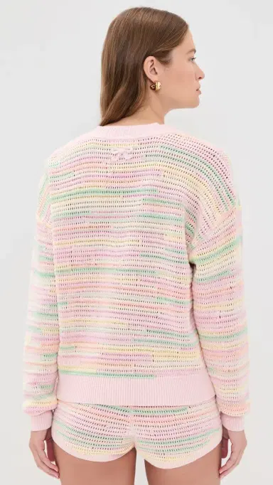 LoveShackFancy Marlieanna Pullover Coverup Tropical Swirl S | Thumbnail 3