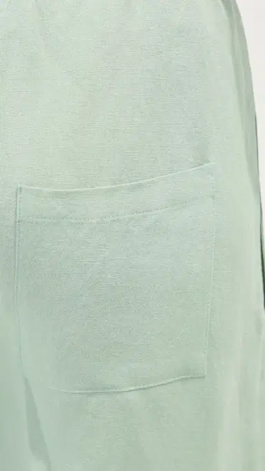 LE BOP Kelsey Cropped id Rise Pants Frosty Green | Thumbnail 6