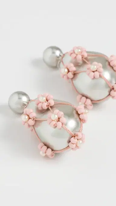 Tory Burch Curiosity Beaded Pearl Drop Earrings | Thumbnail 4