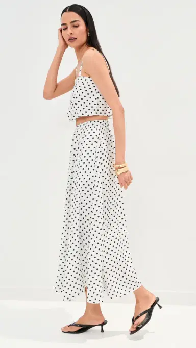 LE BOP Martha Polka Dot Crop Top | Thumbnail 4 LE BOP Martha Polka Dot Crop Top | Thumbnail 4