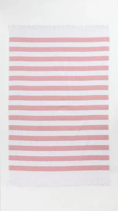 Weezie Beach Towel Nantucket Red Stripe One Size | Thumbnail 2