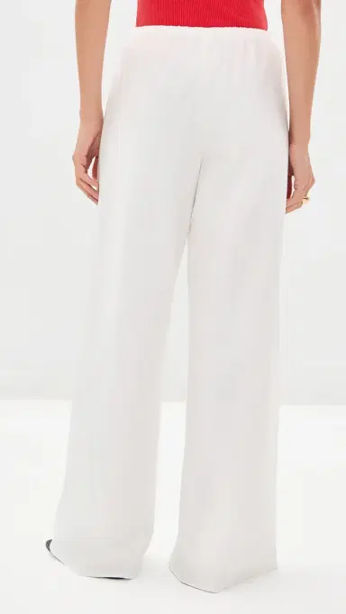 La Ligne Cotton Poplin Colby Pants White | Thumbnail 3