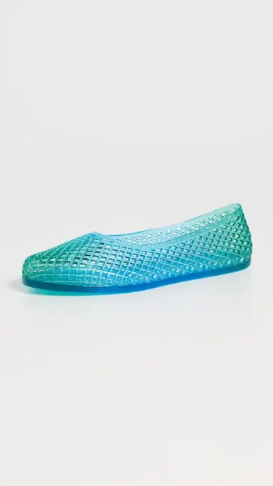 Ancient Greek Sandals Iro Flats Blue/Green | Thumbnail 2