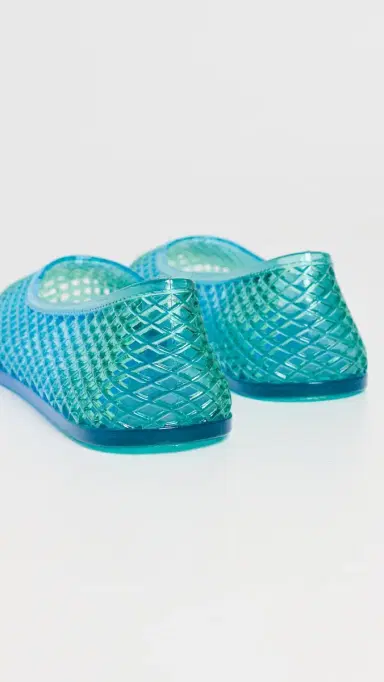 Ancient Greek Sandals Iro Flats Blue/Green | Thumbnail 4