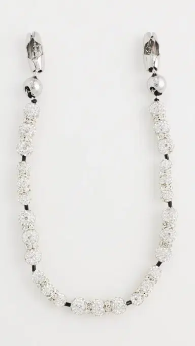 Ossa Luster Pave Wristlet Diamond White One Size | Thumbnail 3