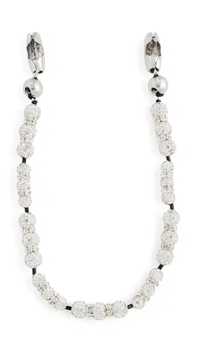 Ossa Luster Pave Wristlet Diamond White One Size | Thumbnail 5