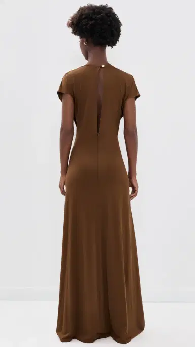 Alexis Lunaria Long Dress Mocha | Thumbnail 4 Alexis Lunaria Long Dress Mocha | Thumbnail 4