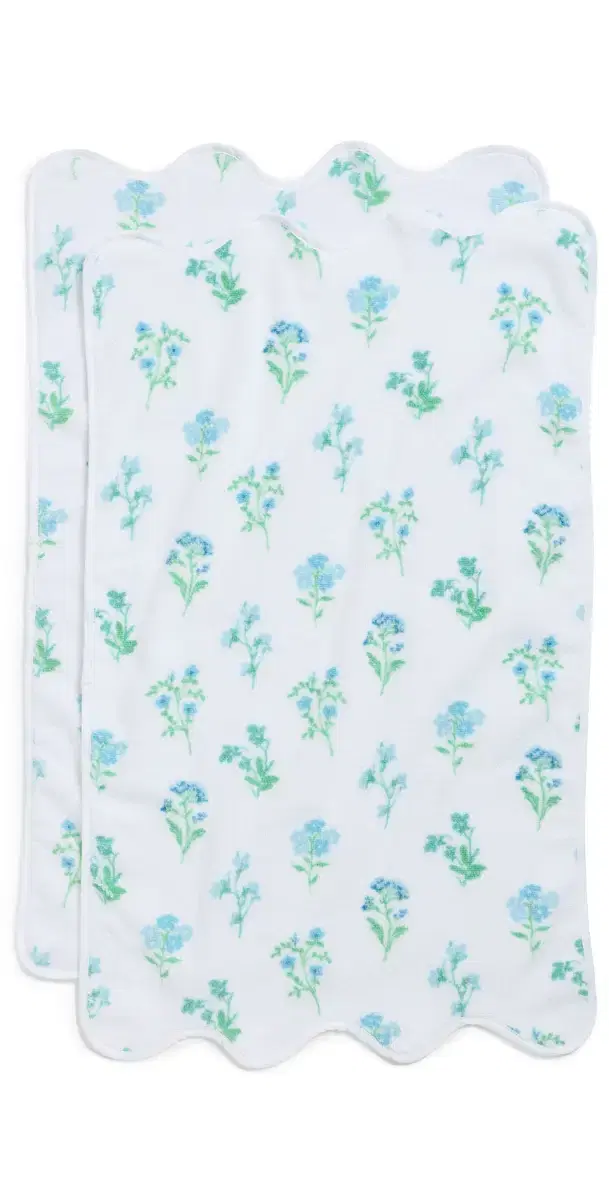 Weezie Floral Scallop Hand Towel Frances One Size