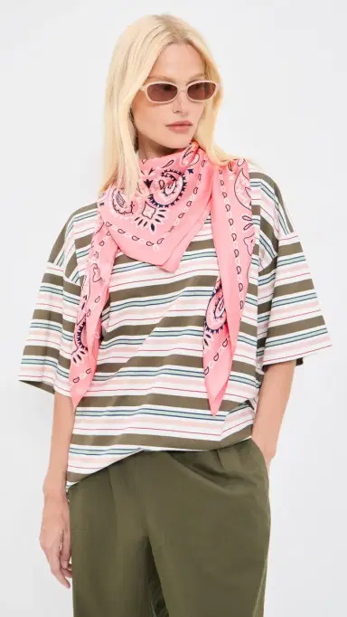 Madewell x Shopbop Oversized Silk Bandana | Thumbnail 3