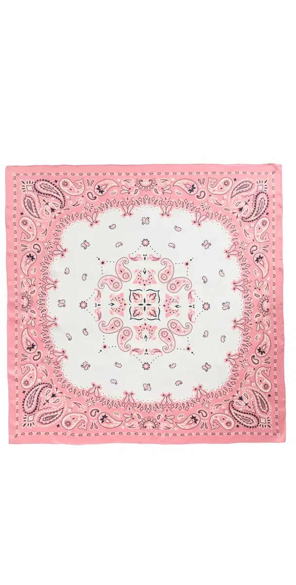 Madewell x Shopbop Oversized Silk Bandana Coral Bloom One Size