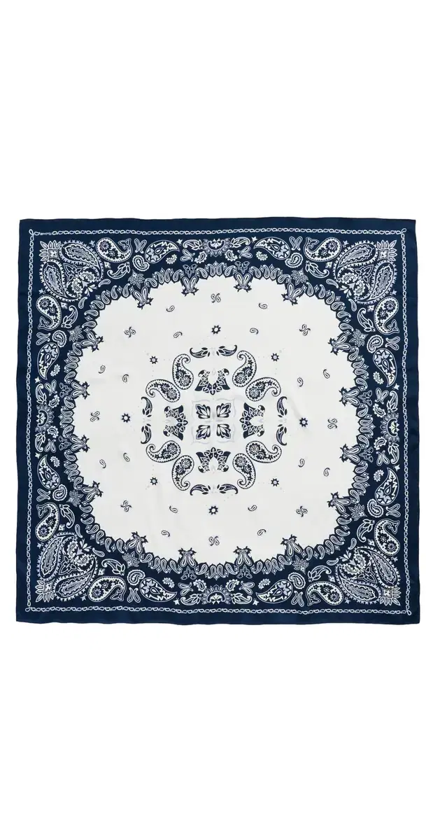 Madewell x Shopbop Oversized Silk Bandana Indigo One Size