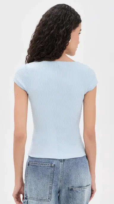Free People Most Wanted Cardigan Blue L | Thumbnail 3