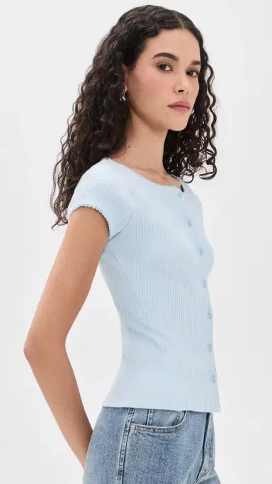 Free People Most Wanted Cardigan Blue L | Thumbnail 4