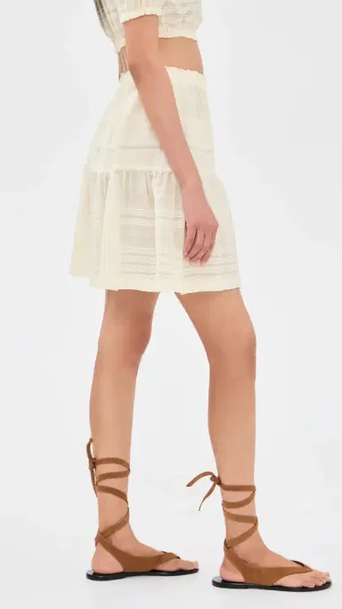 Lemlem Cheri Skirt Lacee Cream | Thumbnail 4 Lemlem Cheri Skirt Lacee Cream | Thumbnail 4