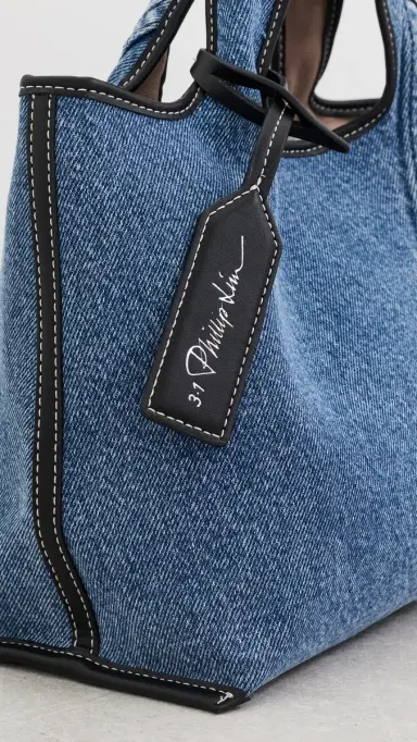 3.1 Phillip Lim Denim Mini Market Tote | Thumbnail 5 3.1 Phillip Lim Denim Mini Market Tote | Thumbnail 5