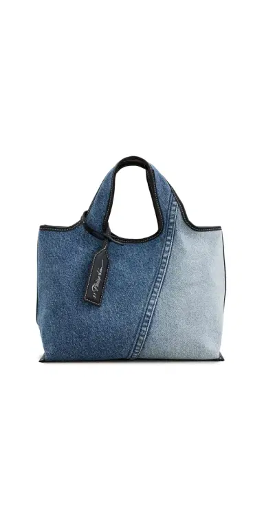 3.1 Phillip Lim Denim Mini Market Tote | Thumbnail 1 3.1 Phillip Lim Denim Mini Market Tote | Thumbnail 1