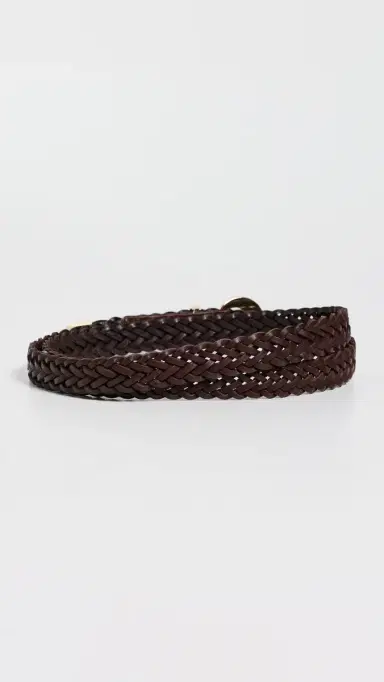 Madewell x Shopbop Woven Lucie Belt Chocolate Raisin | Thumbnail 4