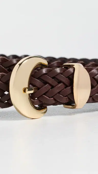 Madewell x Shopbop Woven Lucie Belt Chocolate Raisin | Thumbnail 5