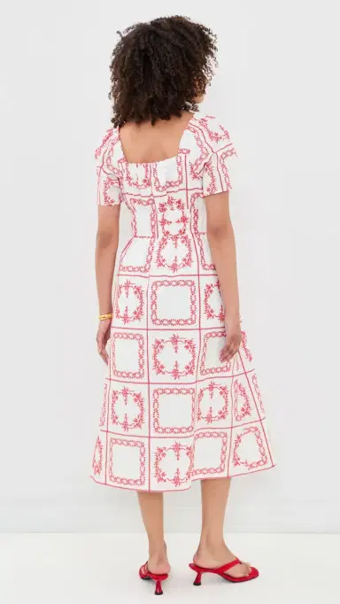 RAILS Nanette Dress Red Handkerchief | Thumbnail 3