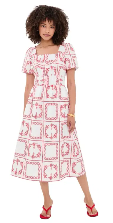 RAILS Nanette Dress Red Handkerchief | Thumbnail 1