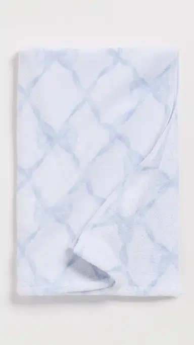 LoveShackFancy Hand Towel HIGH TIDE BLUE One Size | Thumbnail 2