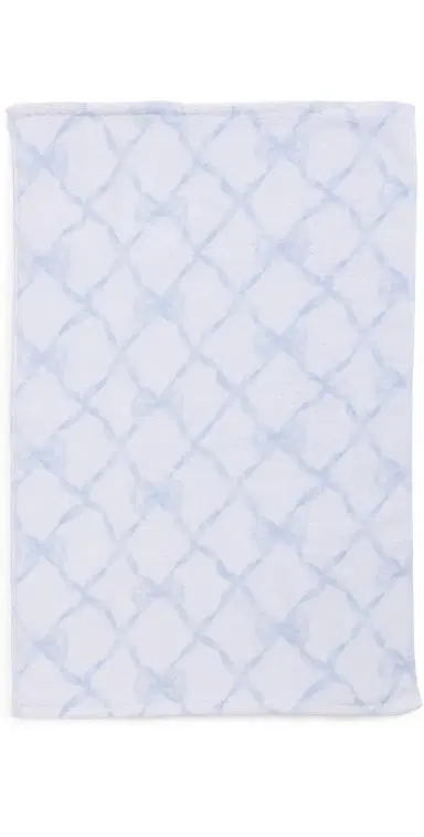 LoveShackFancy Hand Towel HIGH TIDE BLUE One Size | Thumbnail 1