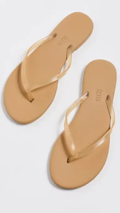 TKEES Aqua Jelly Flip Flop Sand 9 | Thumbnail 2