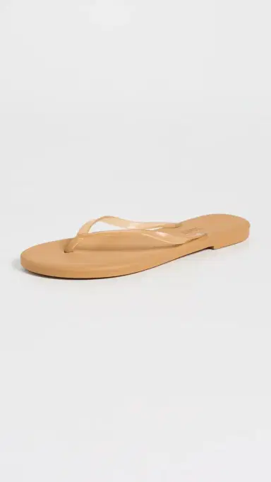 TKEES Aqua Jelly Flip Flop Sand 9 | Thumbnail 5