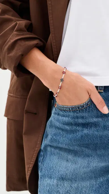 Tory Burch Beaded Flower Bracelet | Thumbnail 3
