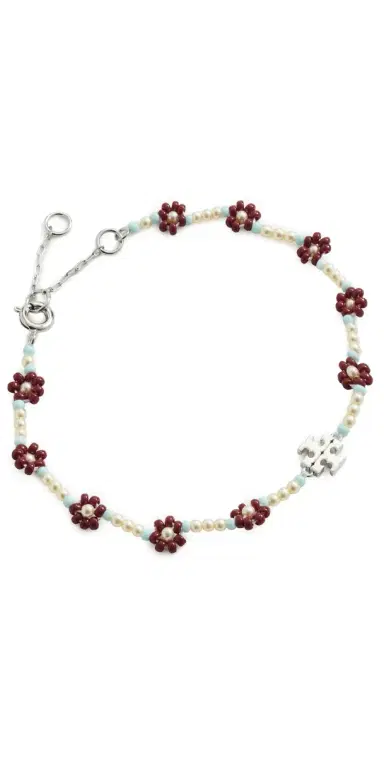 Tory Burch Beaded Flower Bracelet | Thumbnail 1