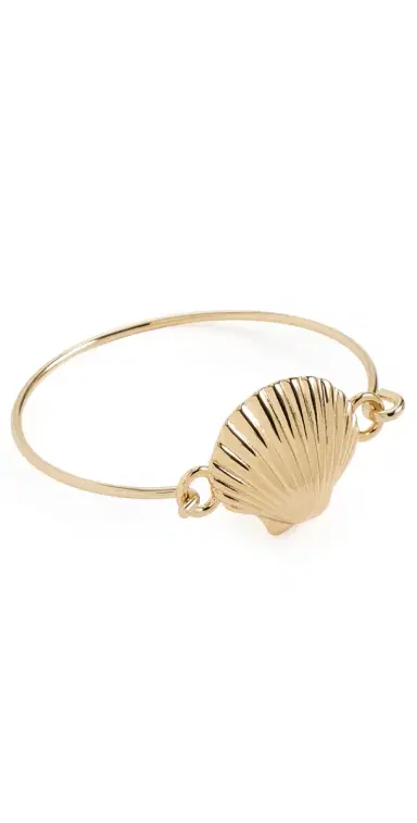 Madewell Shell Skinny Bangle Antique Gold One Size | Thumbnail 1 Madewell Shell Skinny Bangle Antique Gold One Size | Thumbnail 1
