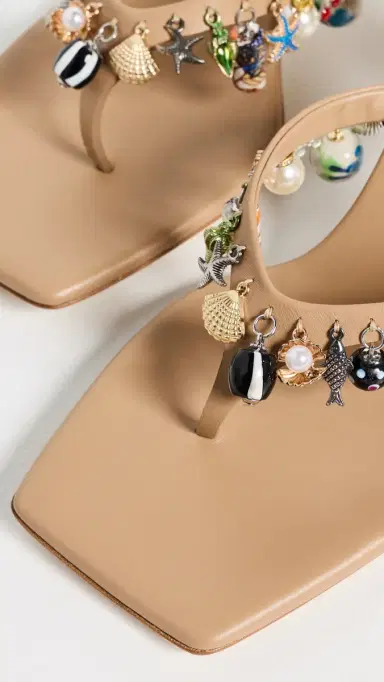 Christopher Esber Memento Charm Flip Flop Heels Amber | Thumbnail 6