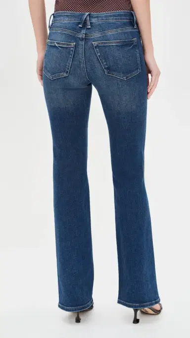 Good American Good Low Rise Bootcut Jeans Indigo1218 | Thumbnail 3 Good American Good Low Rise Bootcut Jeans Indigo1218 | Thumbnail 3