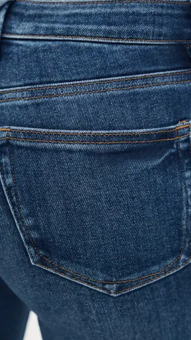 Good American Good Low Rise Bootcut Jeans Indigo1218 | Thumbnail 6 Good American Good Low Rise Bootcut Jeans Indigo1218 | Thumbnail 6