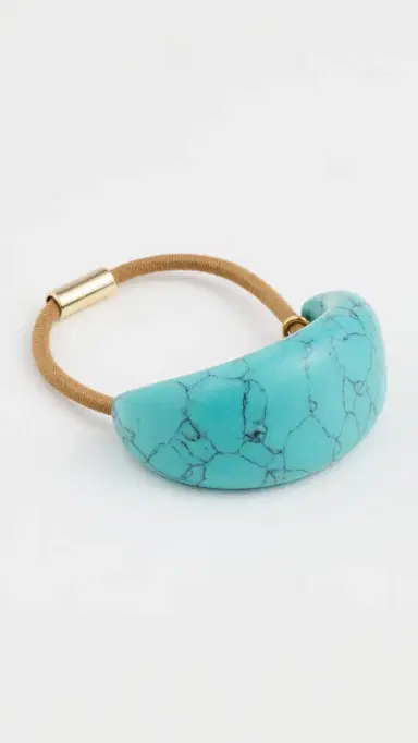 Jennifer Behr Winona Pony Wrap Turquoise One Size | Thumbnail 2